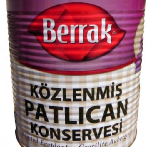 Berrak Közlenmiş Patlıcan (3kg Teneke) 